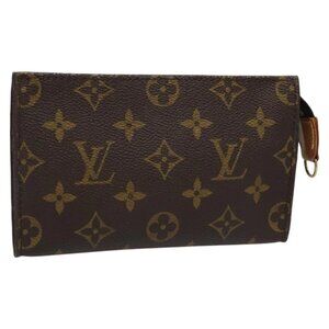 LOUIS VUITTON Monogram Bucket PM Accessory Pouch LV Auth 111829